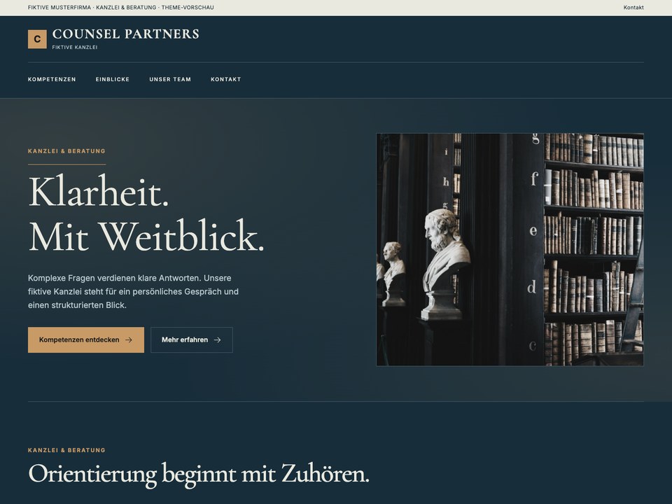 Seitenvorschau von Counsel für Kanzlei & Beratung